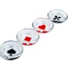 Set of 4 Glass Ashtrays