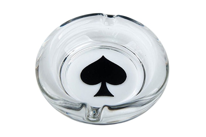 Set of 4 Glass Ashtrays