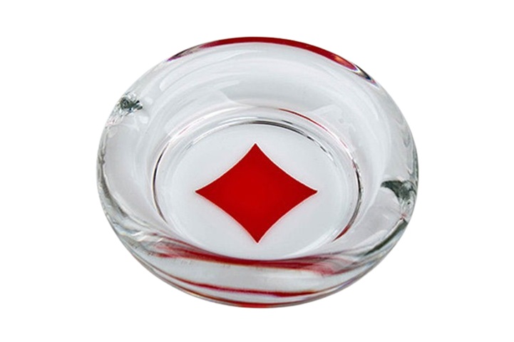 Set of 4 Glass Ashtrays