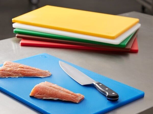 Blue Polyethylene Cutting Board 50x30x2cm