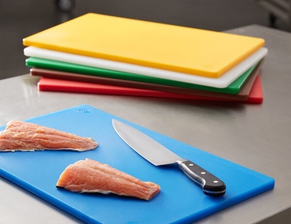 Blue Polyethylene Cutting Board 50x30x2cm
