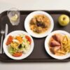 Plastic Rectangular Brown Tray 35x27 cm