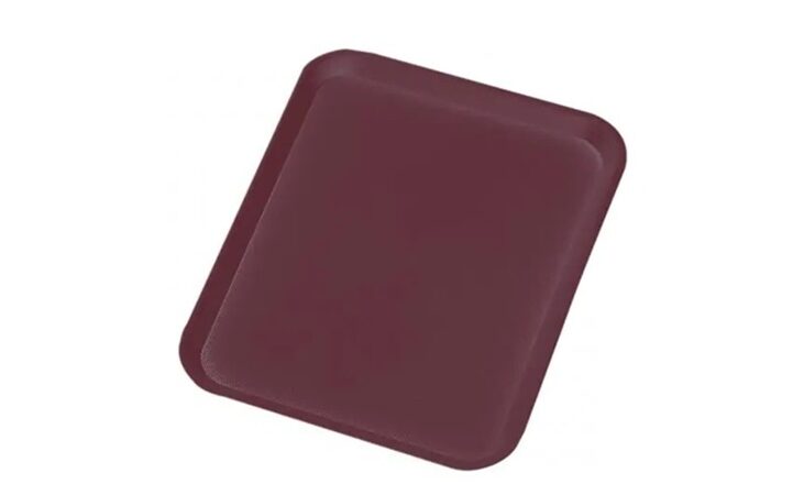 Plastic Rectangular Brown Tray 35x27 cm