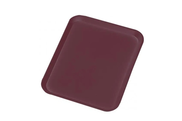 Plastic Rectangular Brown Tray 35x27 cm